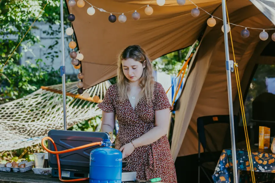 Gezellig bij de tent campinggeversduin