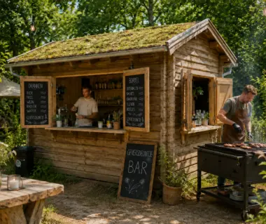 Buitenbar geversdeuntje bbq ernaast